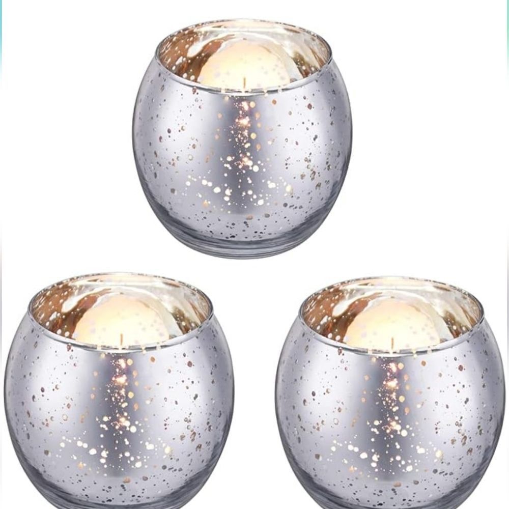Glass Tea Light Candle Holders
